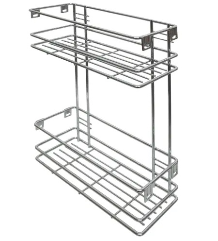 Бутылочница 444х100х470/хром/2ур бок/С(Н) + шарик. напр  20003