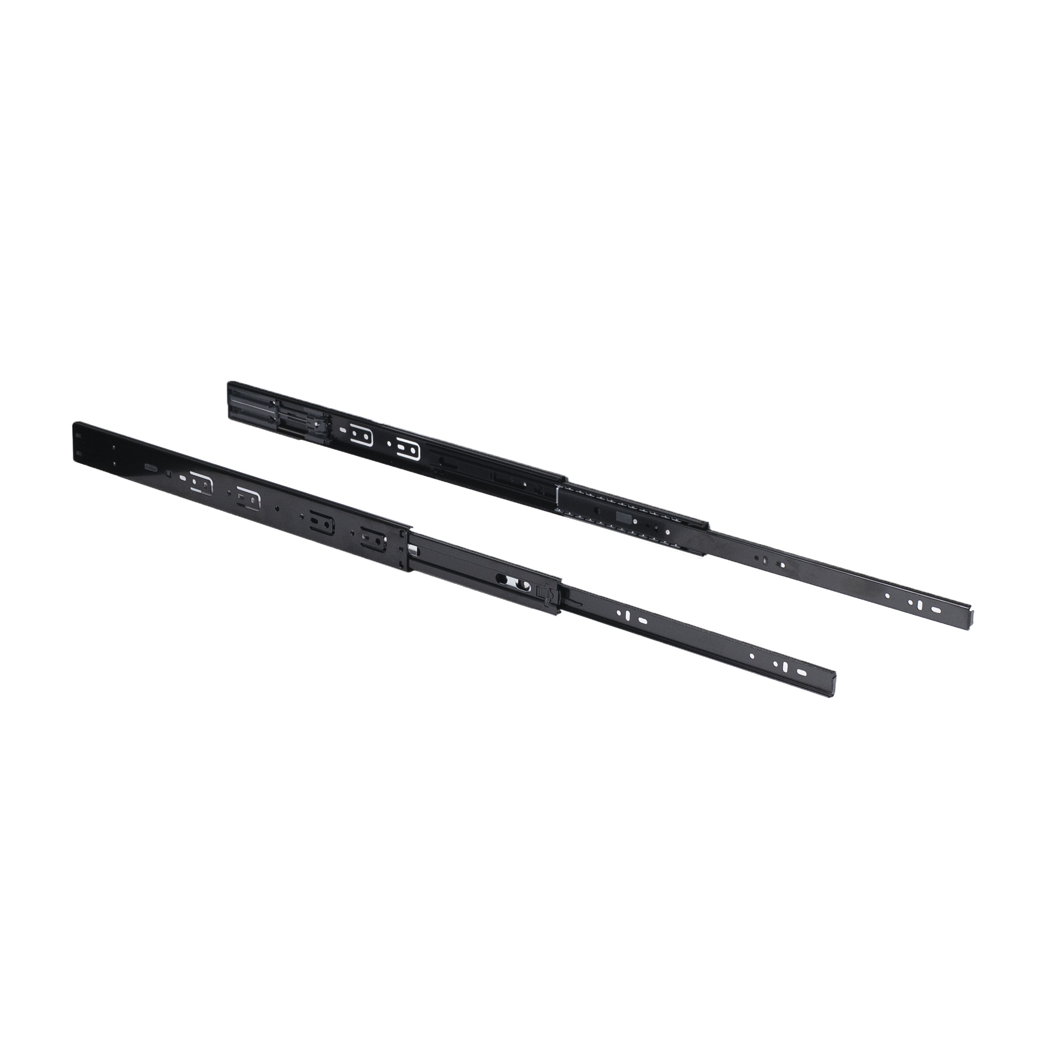 Направляющая шариковая L-450 h=45 AKS PLUS SOFT CLOSE черный 103564