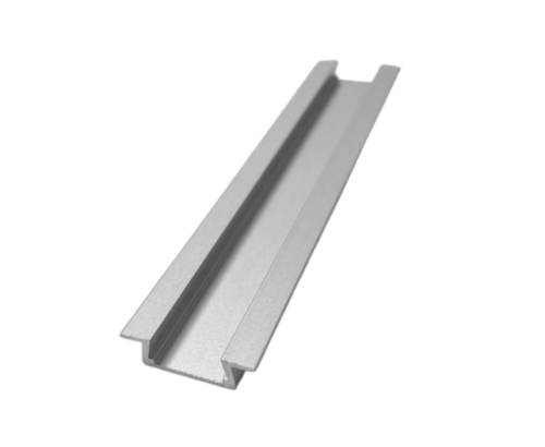 Профиль врезной Grandis для светодиодной ленты мат. серебро 3000 мм.  ZD-9991