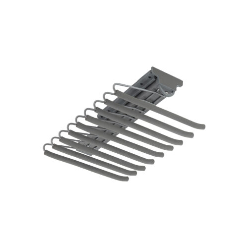 Выдвижная вешалка для брюк BRUNO крепл.верх./левое 340*470*130, графит PRIME by AKS 115591