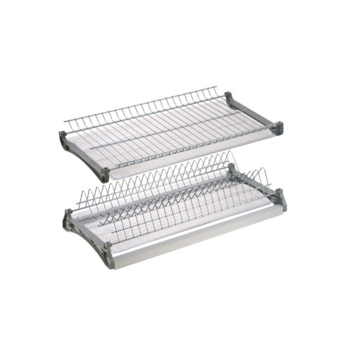 КДМ Посудосушитель двухуровневый нержавеющая сталь 600мм  1210