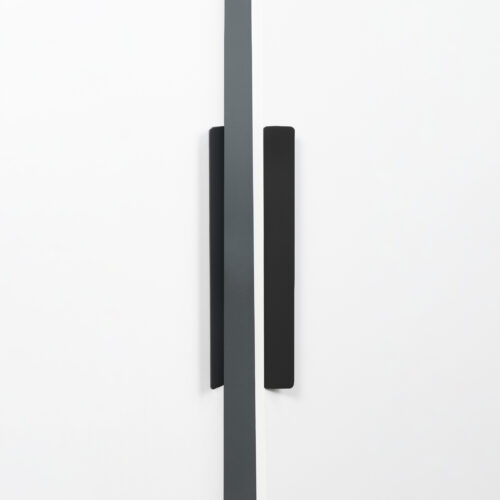 Ручка меб. скоба алюм. ELBRUS 96/106 черный матовый, AKS 92243