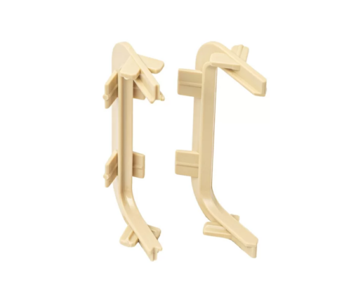 Углы 90° (внешн.+внутрен.) П-образн. профиля  Gola FIRMAX(2 части), пластик, золото FRM9201.07.G