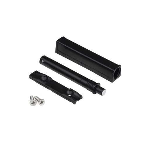 Механизм push-to-open наконечник резиновый накладной/врезной черный AKS усиленный 82724