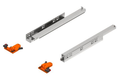 Направляющие push-open L=400 COMFORT SLIDE Plus 3D полного выдви. металл оци TH03.0764.01.062  2052