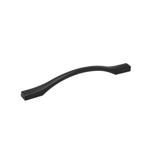 Ручка-скоба H76-160, чёрная (АЛЮМИНИЙ) 107583