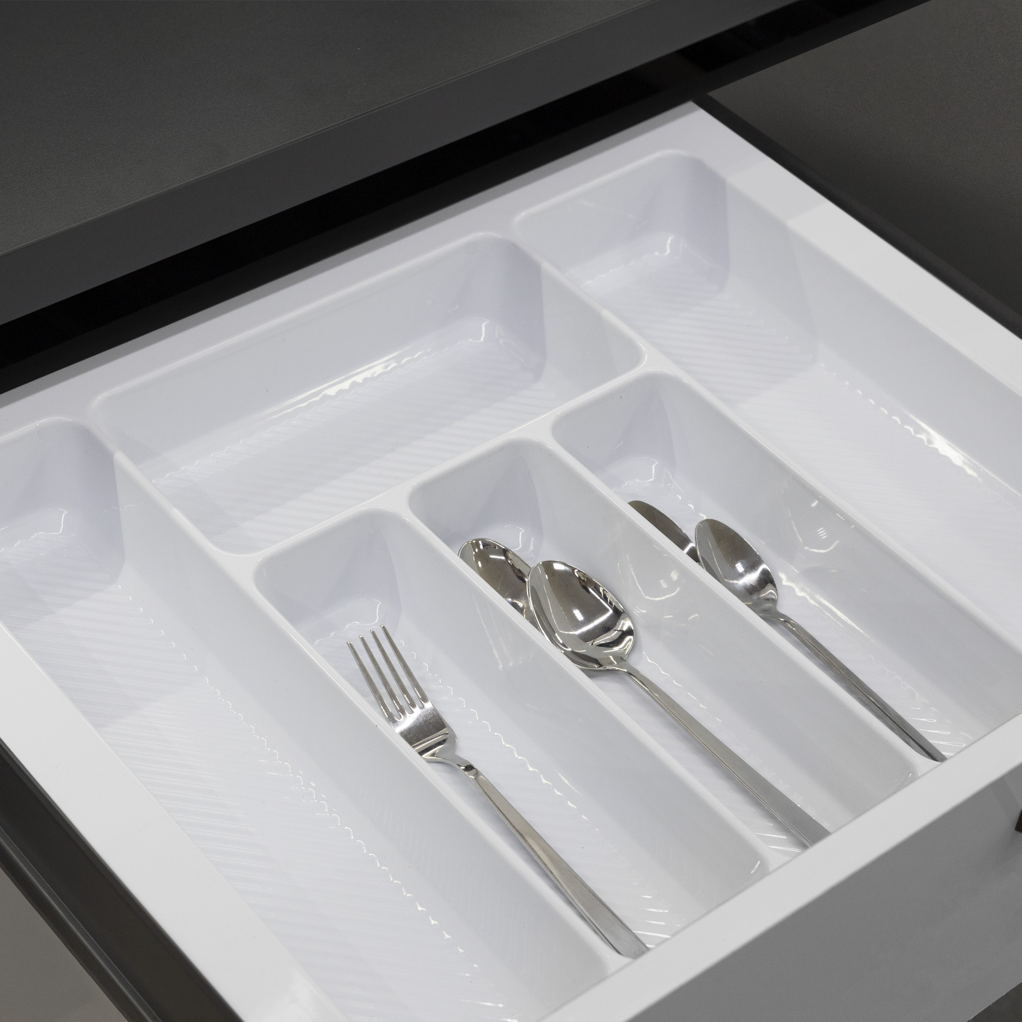 Лоток для столовых приборов 500 LINER 435*430, белый AKS 117209