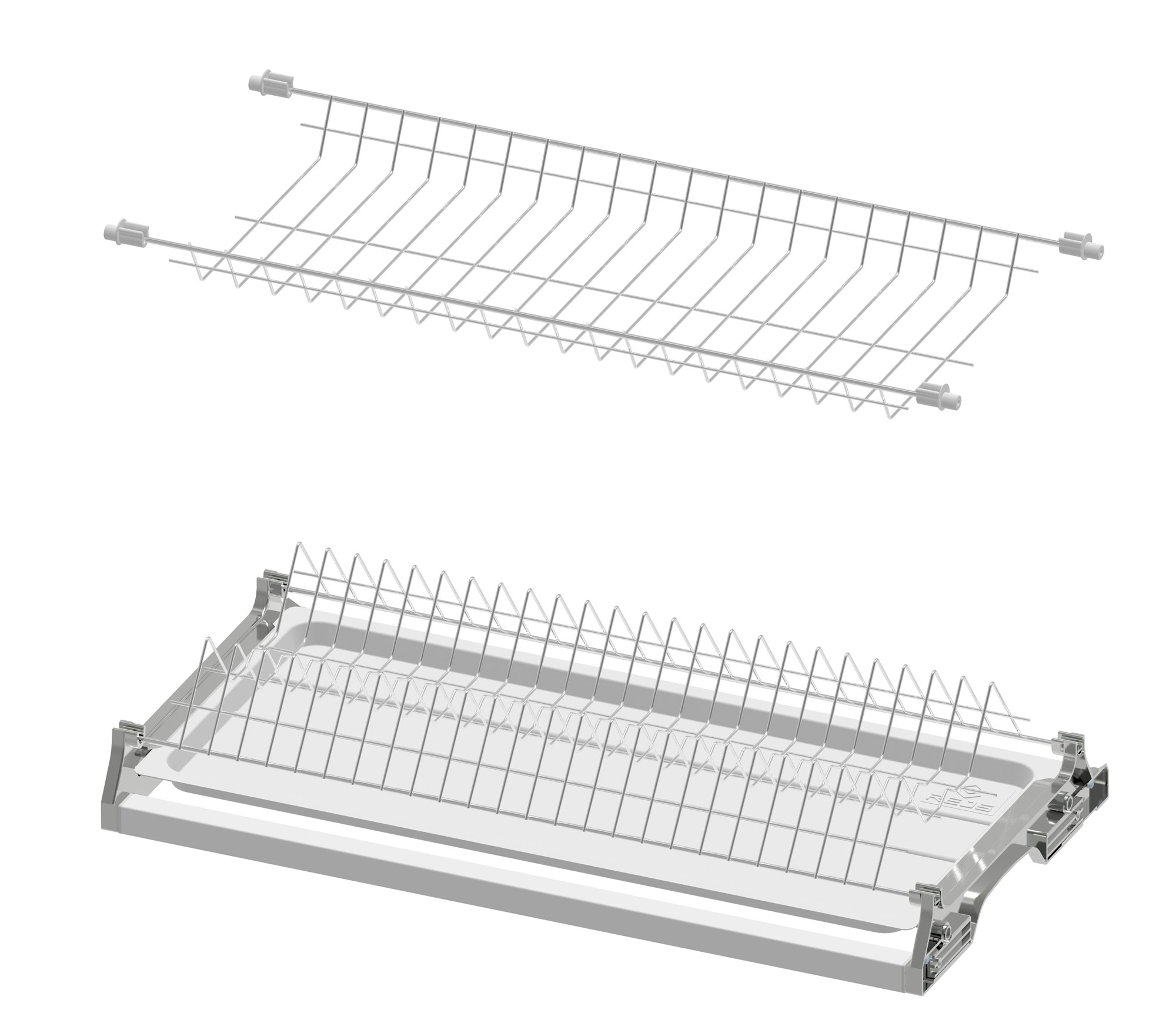 Посудосушитель Вариант-1 500 металл белый WE06.0825.01.010