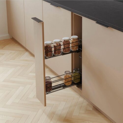 Корзина для карго мини бокового Вариант мульти 15 металл лак графит WE03.7319.01.924