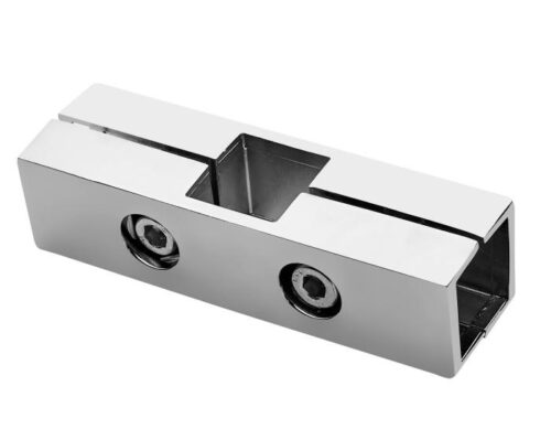 Соединитель 3-х труб перпендикулярный для квадр. трубы 25*25 QUADRO, хром AKS