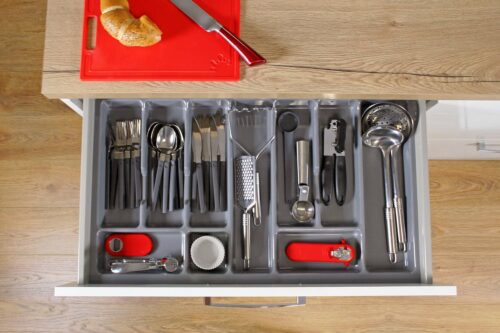 Лоток для столовых приборов  UNI 80 730X430 пластмасса белая TE13.2505.05.013  0691