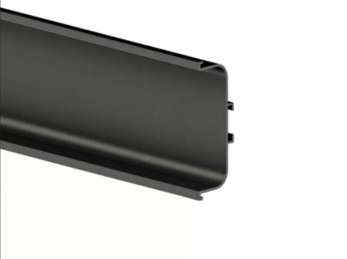 GOLA FIRMAX П-образный для нижних баз L=4200mm, алюминий черный FRM9201.B