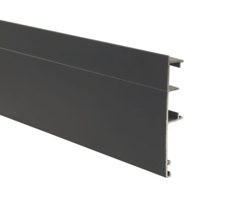FM185 Декоративная планка для направляющей FM186, L-2000 мм, черный FRM0185.CV.2B/T