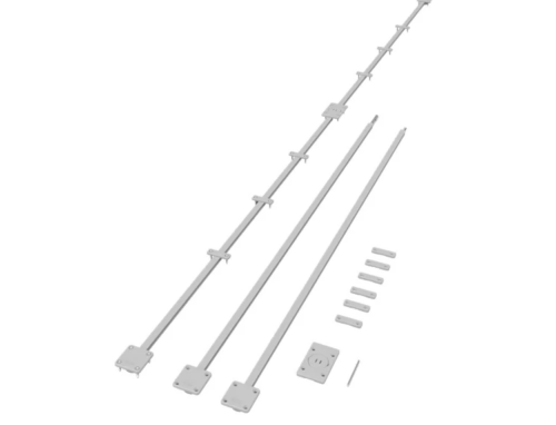 Корректор фасада врезной c декоративными накладками, L=1500-2700 мм, FRM0202/T