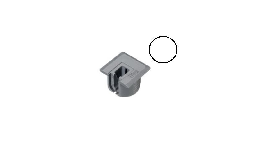 006619-877-001 Эксцентрик SYSTEM 6 Wedgefix screw-in 16 мм, шлиц сверху, белый — изображение 2