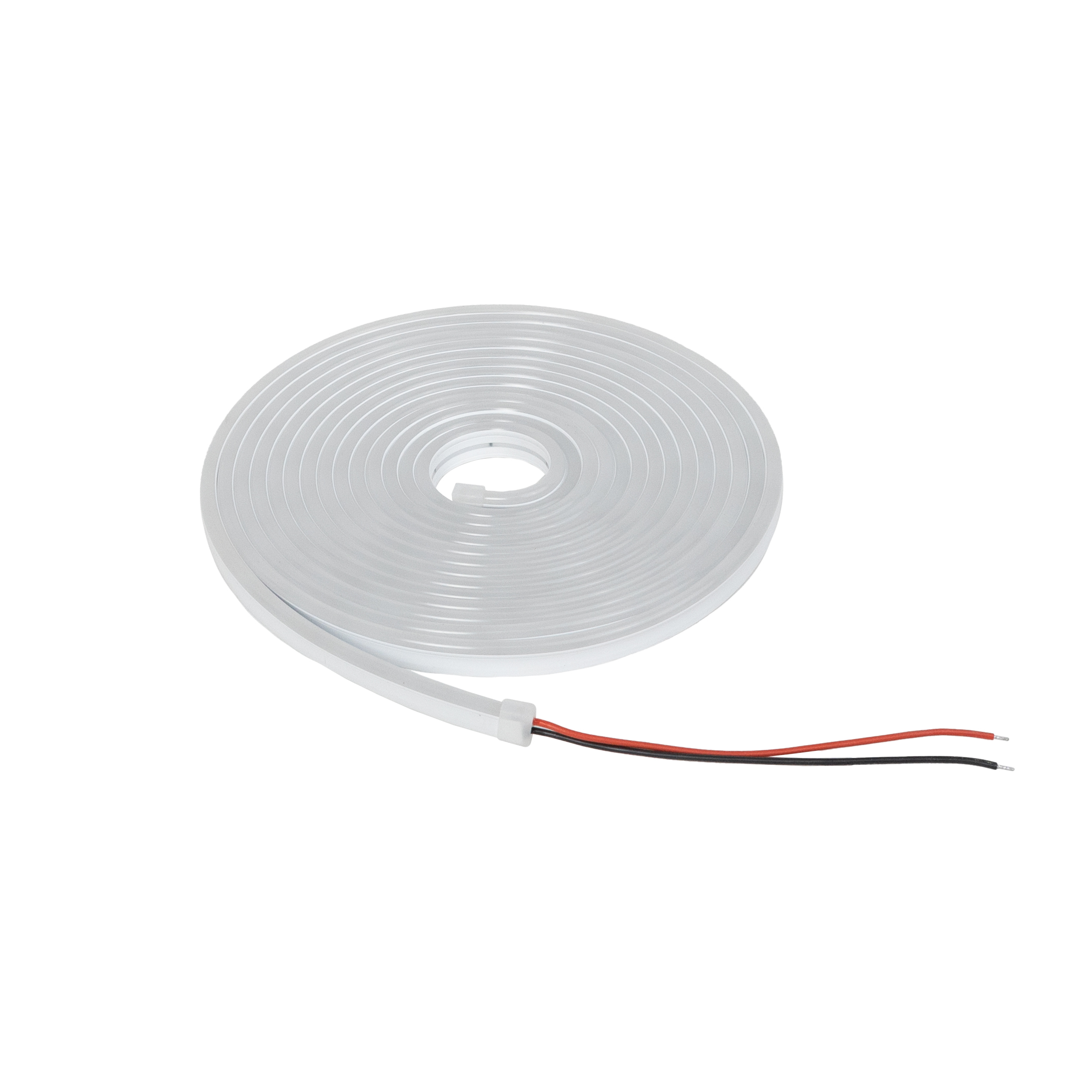 Гибкий неон - 9,6W/m, 12V, 6*12мм, 120 д/м, IP65, нейтральный белый (4000K) - 5м, AKS 118638 — изображение 3