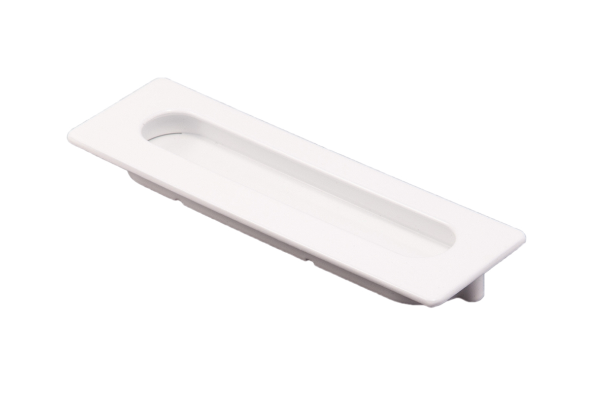 Ручка меб. врезная мет. ENTRO 128 белый, AKS 61993 — изображение 3