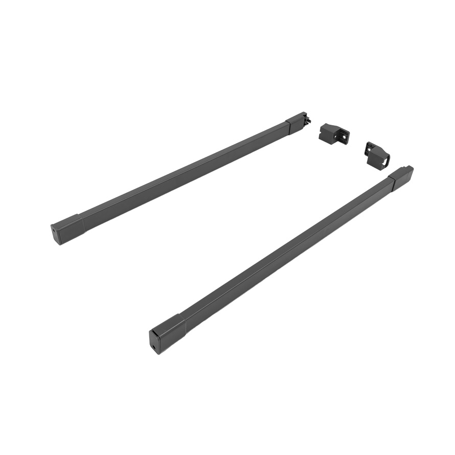 Релинг для ультрабокса прямоугольный L=450 металл лак графит TH03.1232.01.924