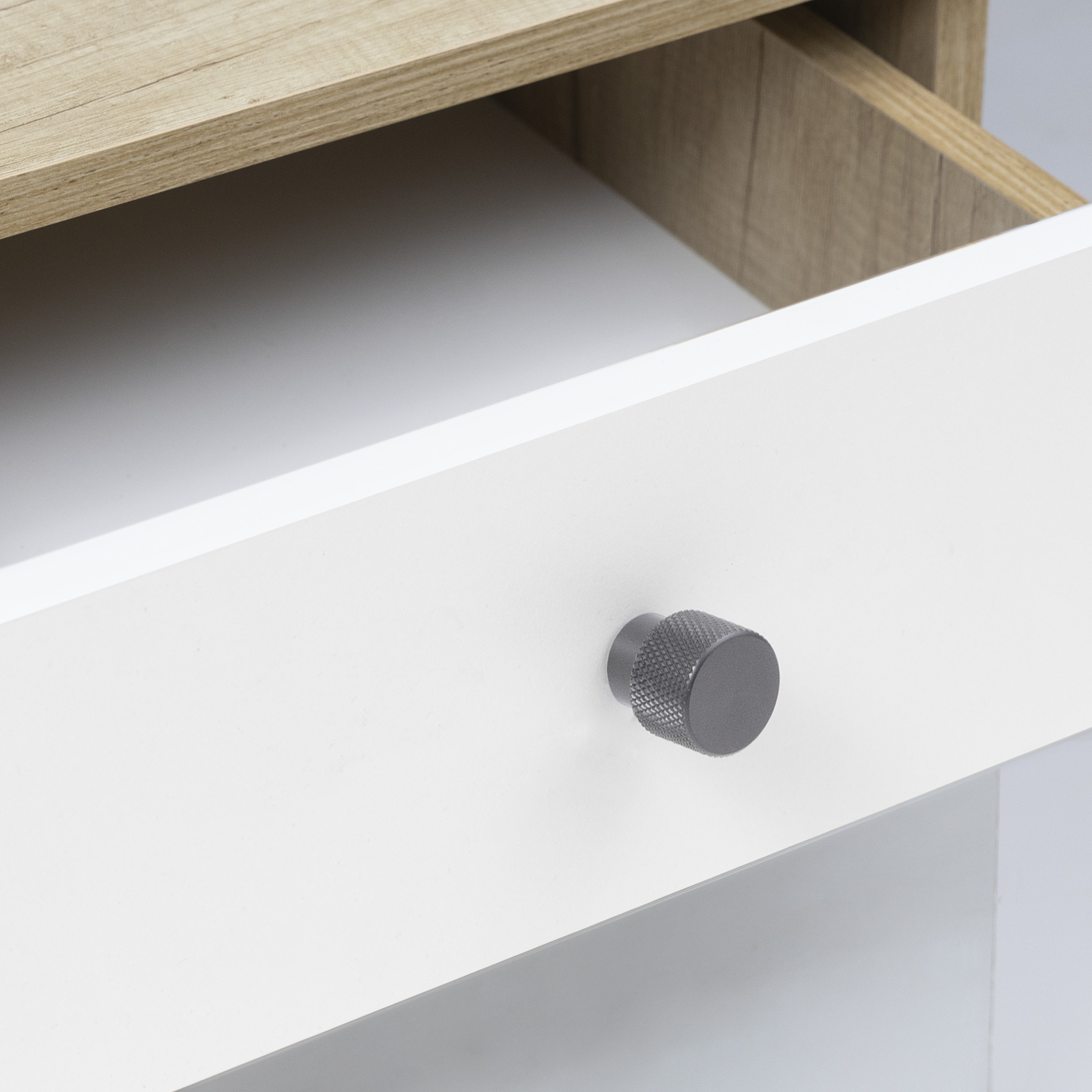 Ручка меб. кнопка мет. FLUID графит, AKS 103275 — изображение 3