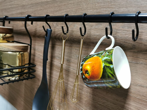 Рейлинг D=16  L=1000 мм металл лак черный WE07.0086.01.799  1955