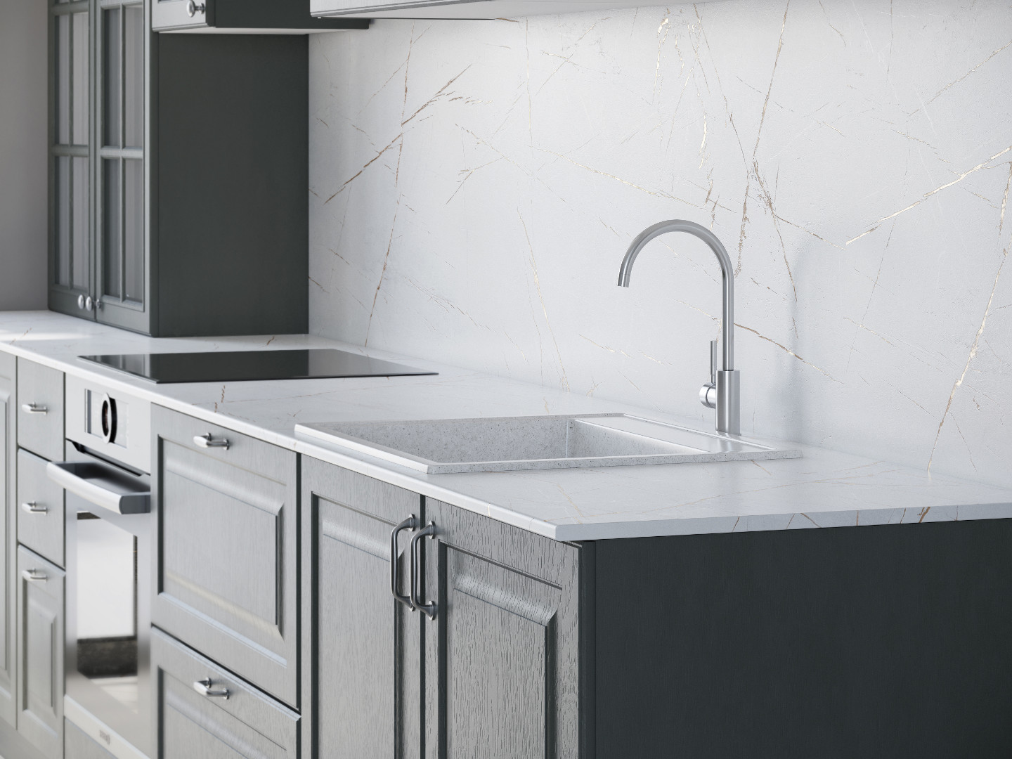 Мебельный щит №76 Белый Каспий 3000*600*6 33376 — изображение 3