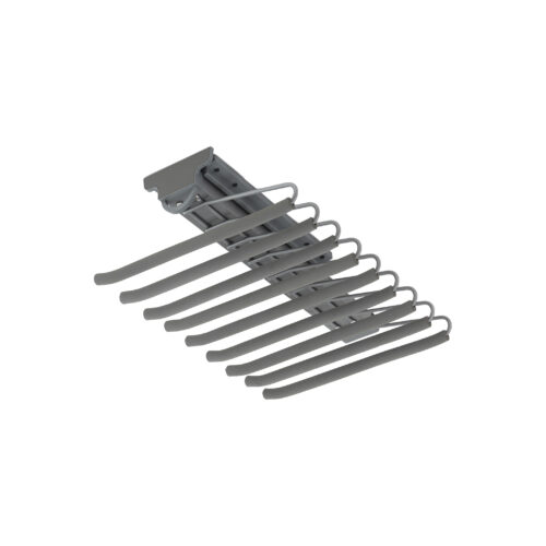 Выдвижная вешалка для брюк BRUNO крепл.верх./правое 340*470*130, графит PRIME by AKS 115592