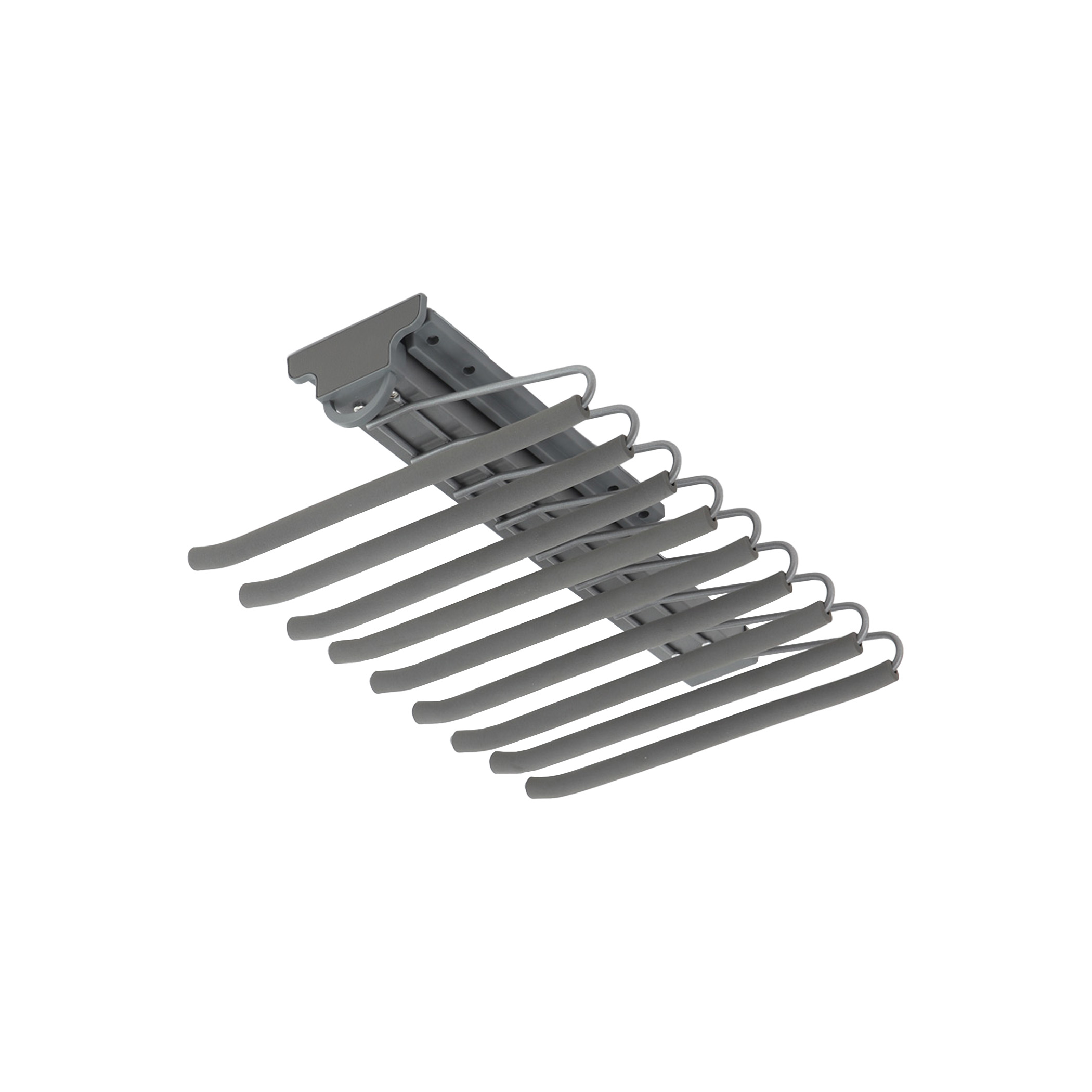 Выдвижная вешалка для брюк BRUNO крепл.верх./правое 340*470*130, графит PRIME by AKS 115592