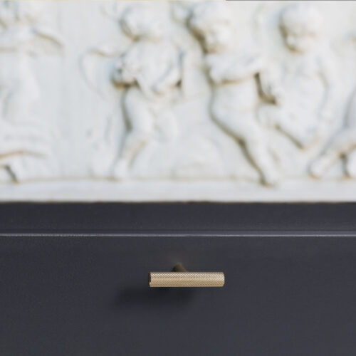 Ручка меб. кнопка мет. SNAKE золото анодированное, AKS 111276