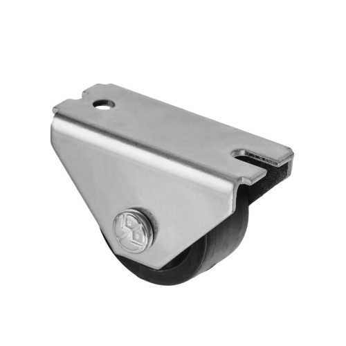 Ролик откатной 493Р прямоход   (прорезиненный)