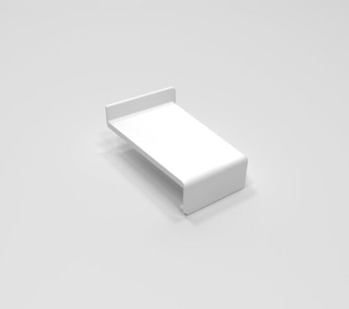 Накладка декор. ABS L №1 (белый) 0814