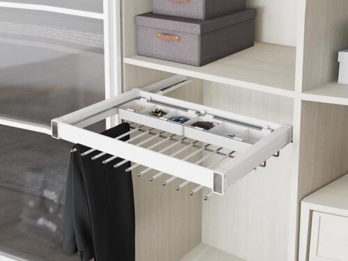 Брючница с органайзером для аксессуаров в базу 600 мм, Starax, (560-590х475х125 мм) 0715183