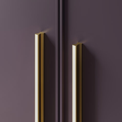 Ручка меб. скоба алюм. SERENE 1152/1200 черный матовый, AKS 112985