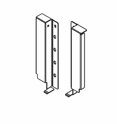 Крепление задней стенки h 209 Dragon Pro белый (TB0C031,Е29) 25120