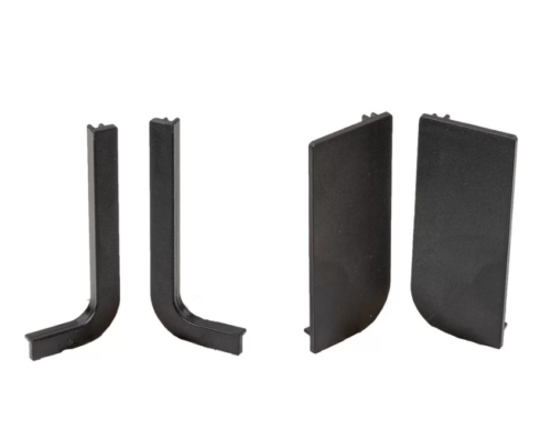 Комплект торцевых заглушек(открытых и сплошных) Г-образ профиля (4 части), пл FRM9200.06.B