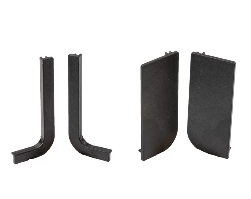 Комплект торцевых заглушек(открытых и сплошных) Г-образ профиля (4 части), пл FRM9200.06.B