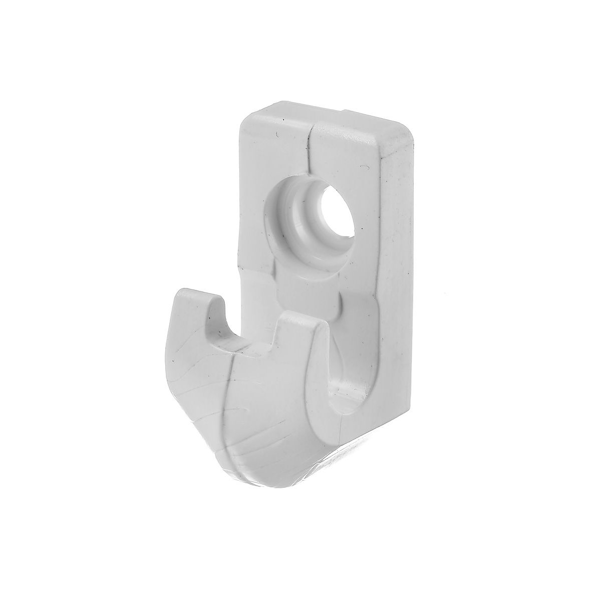 Клипса сетчатой полки, белая 6168