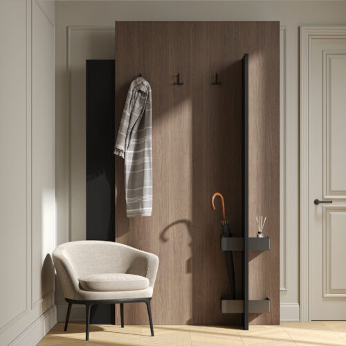 Крючок меб. трехрожковый мет. TRITON черный матовый AKS 62000