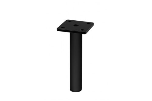 Ножка мебельная RONDA Simple h-150мм, черный матовый 26356