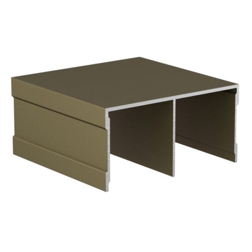 Направляющая верх АВД-0702 шампань анод 1 метр 1601 (кратно 1,5м)