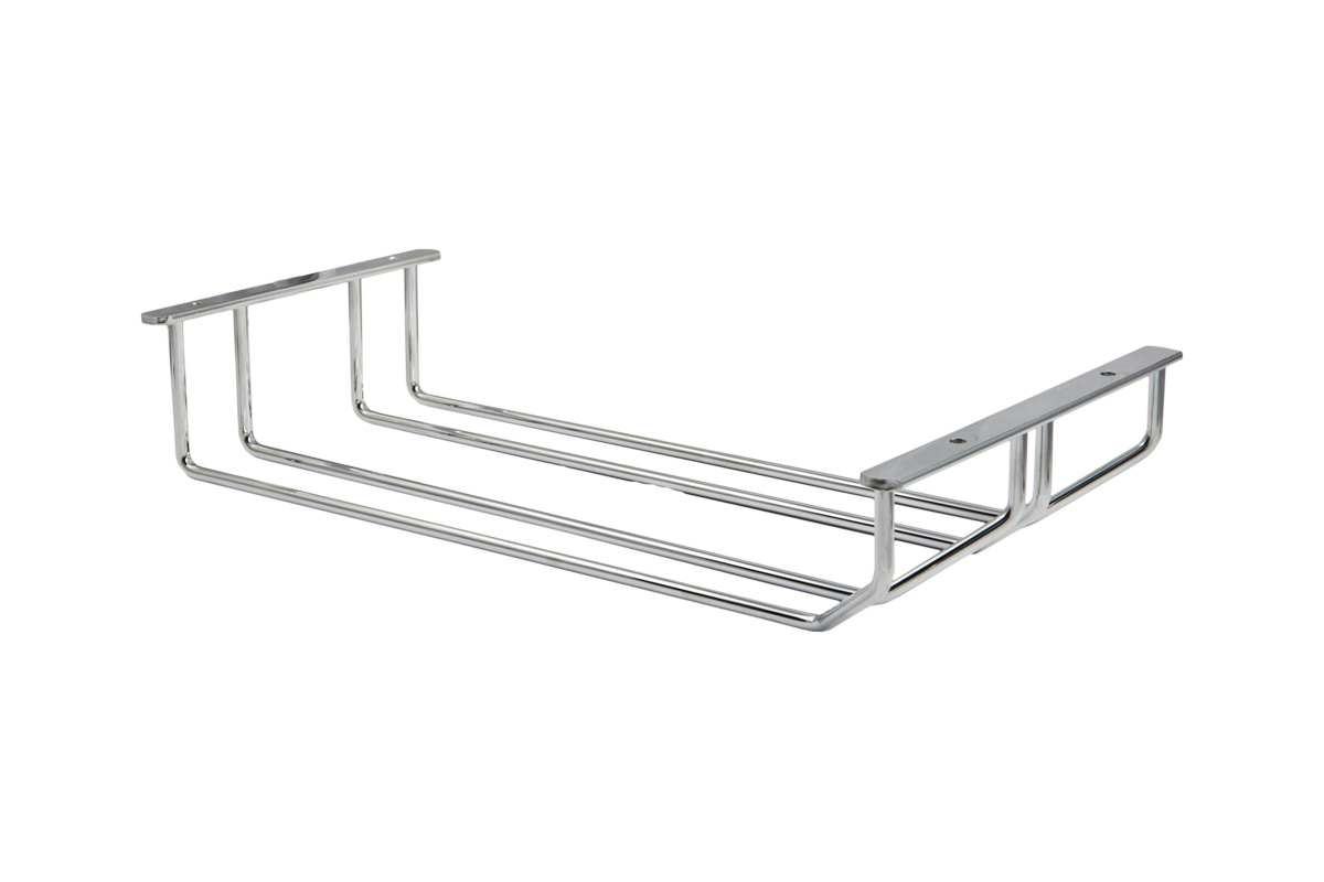 Держатель подвесной для бокалов двухрядный 340*65*205, хром AKS 11323