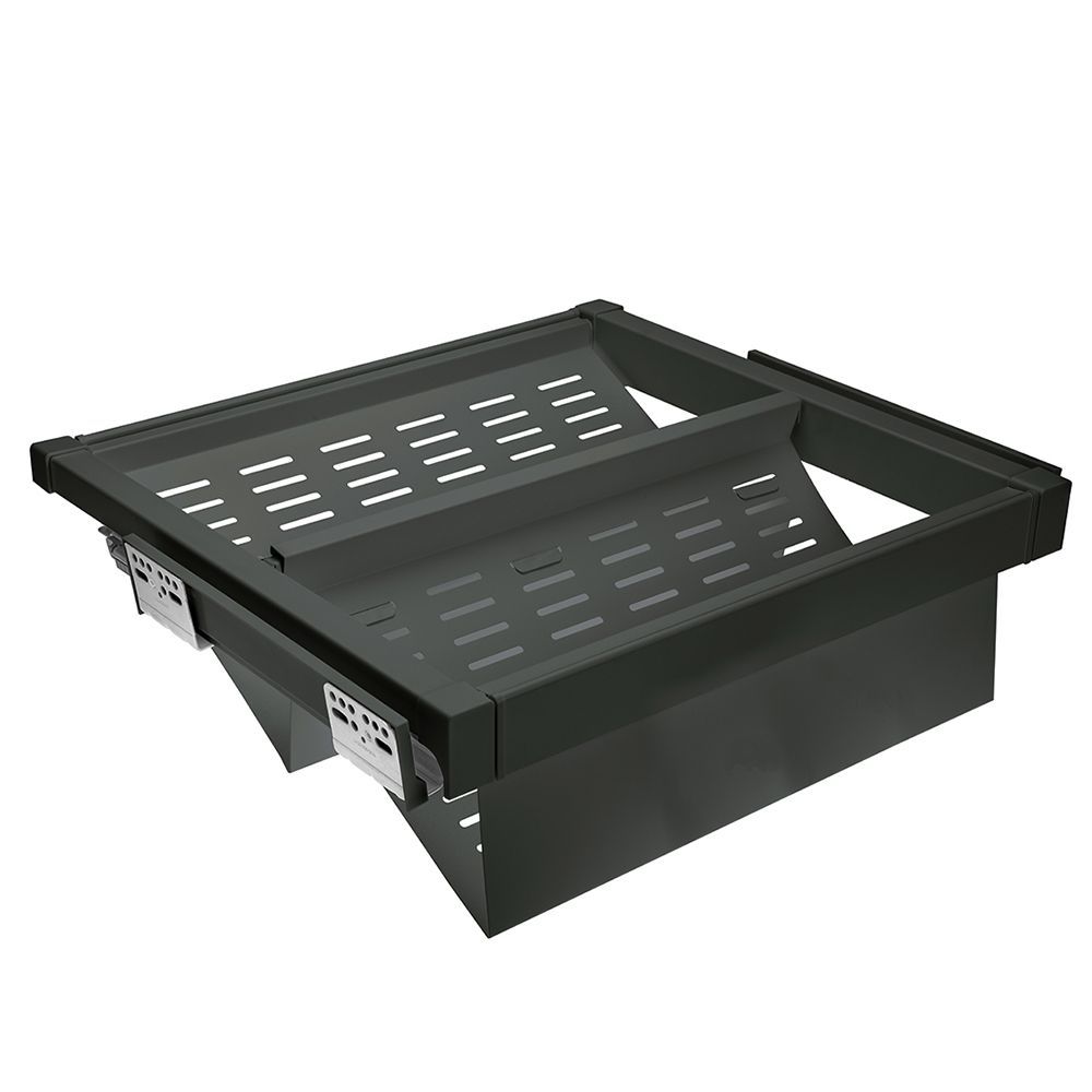 Полка для обуви перфорированная ELITE WG-POBUWM70-60 графит, в модуль 700 мм 16567 — изображение 5