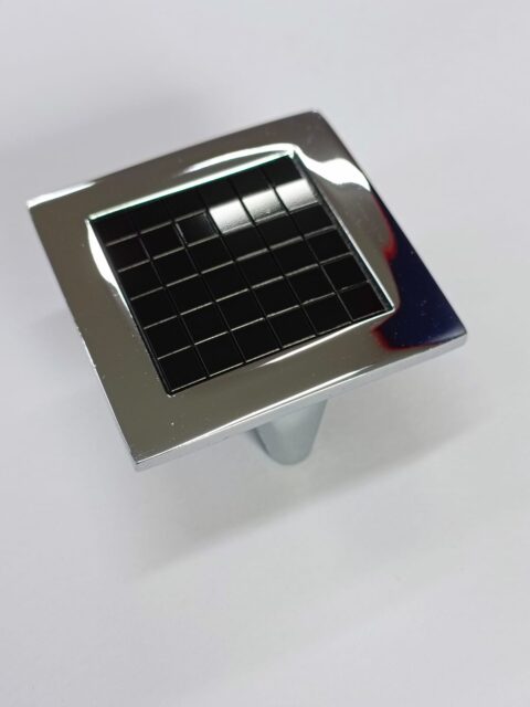 Ручка Скоба "Оскар" 5323-06-11/32 (хром-черн.) квадратная  1310396