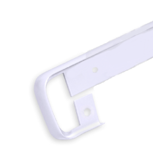 Планка для столешниц щелевая 38мм 1517/1 Белая R9