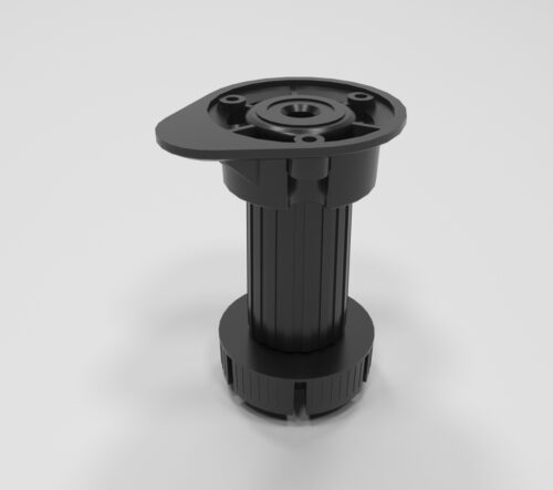 Опора кухонная Н-150 с упором (Ч) 0047