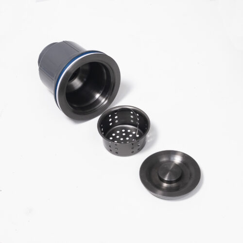 Мойка н/сталь, квадратная одночаш, 500*500мм, графит, PVD покрытие, врезн на столеш, AKS 3,2 116870