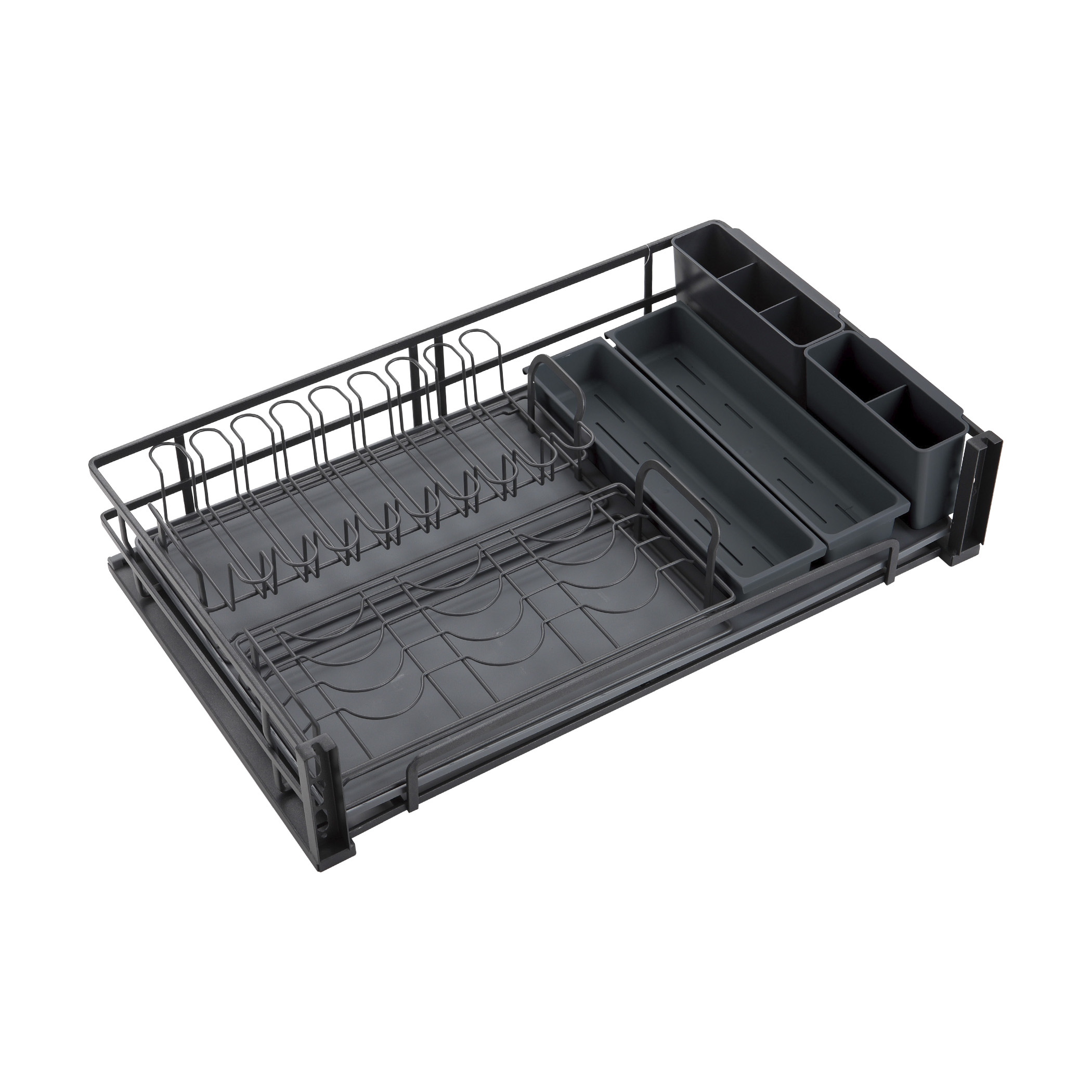 Выдвижная корзина-сушка 800 FLAT LINE, черный AKS 90624 — изображение 2