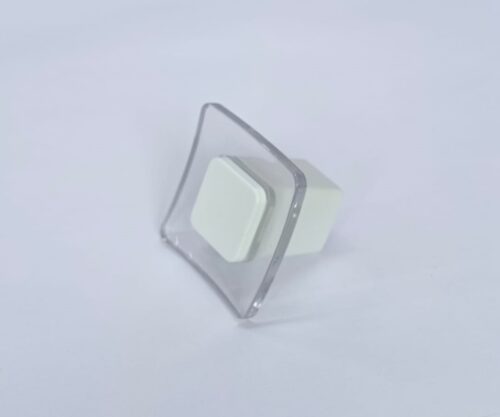 Ручка К19 белый(2) + прозрачный 37207 / 11306