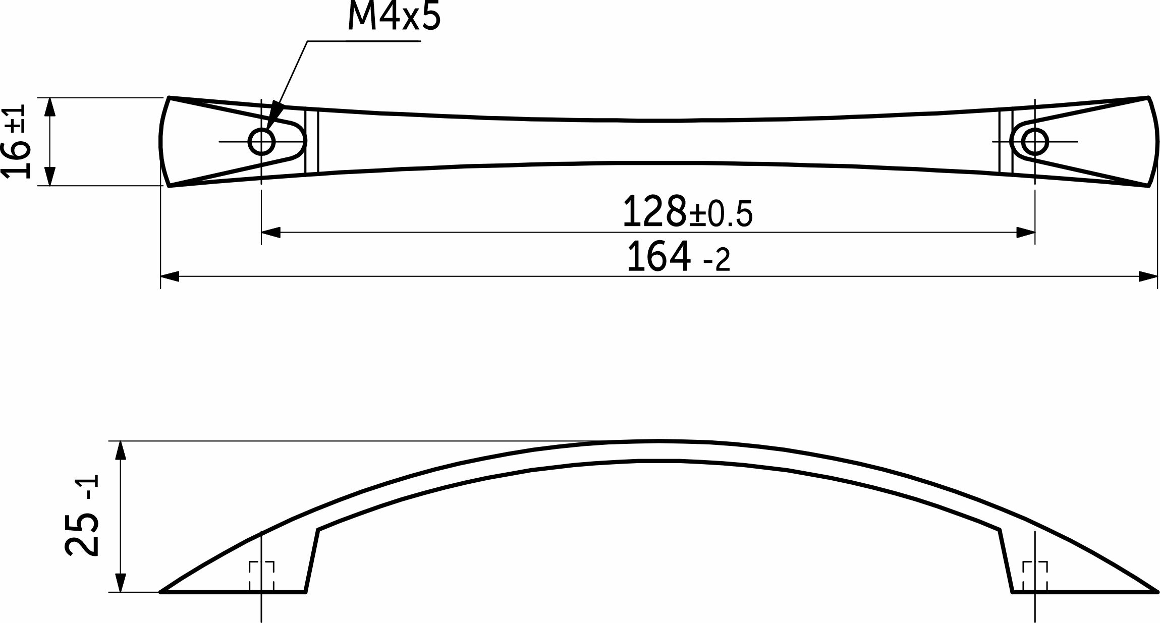 Ручка меб. скоба мет. UN90 128 сатин GRIDLI 28893
