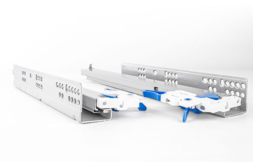 Направляющие скрытого монтажа Unihopper 3D Push Open 500 с фиксатором24080  26773