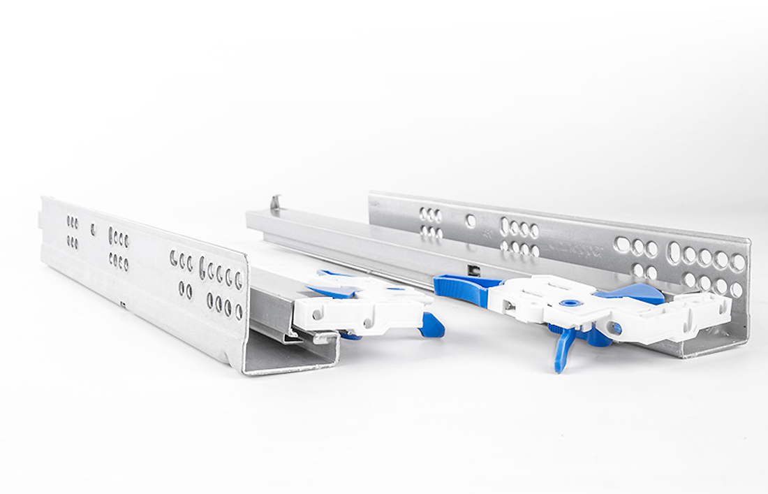 Направляющие скрытого монтажа Unihopper 3D Push Open 500 с фиксатором24080 26773